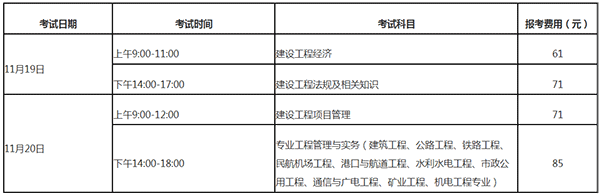 2022年福建一级建造师准考证打印时间延迟至：11月14日