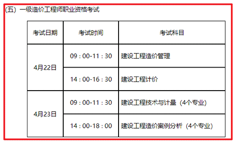 山东省2022年度一级造价师补考时间及网上确认公告